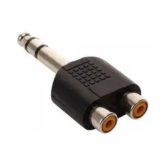NEXUS - Adaptador Plug 6.5mm a 2 RCA Hembra