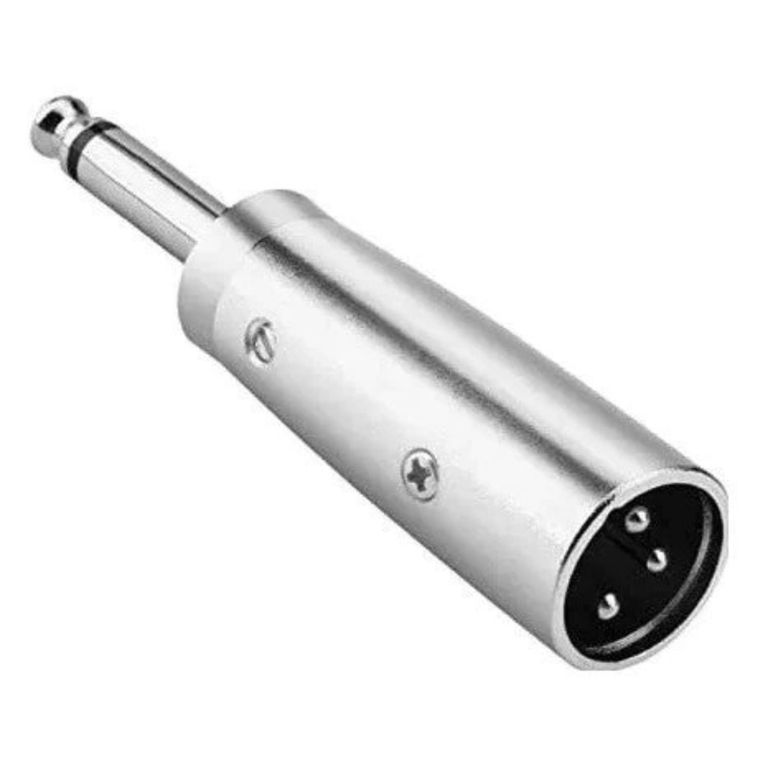 Adaptador Audio XLR Macho A Plug Mono De 65mm Macho