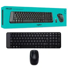 LOGITECH - Teclado Mouse MK220 Wireless