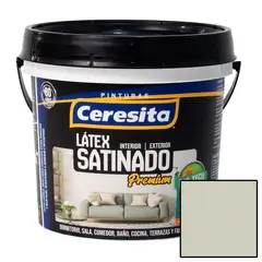CERESITA - LATEX SATINADO PREMIUM BLANCO INVIERNO 1GL