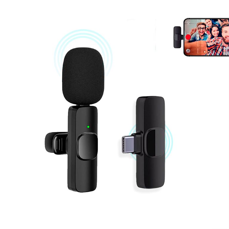 Micrófono Inalámbrico Recargable Tipo C - K8