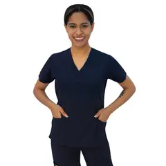 TWELVE - -conjunto scrub cruzado v - azul marino
