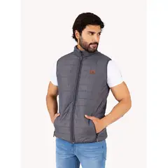 JUSTO - CHALECO PLOMO ACOLCHADO -CABALLERO SLIM FIT