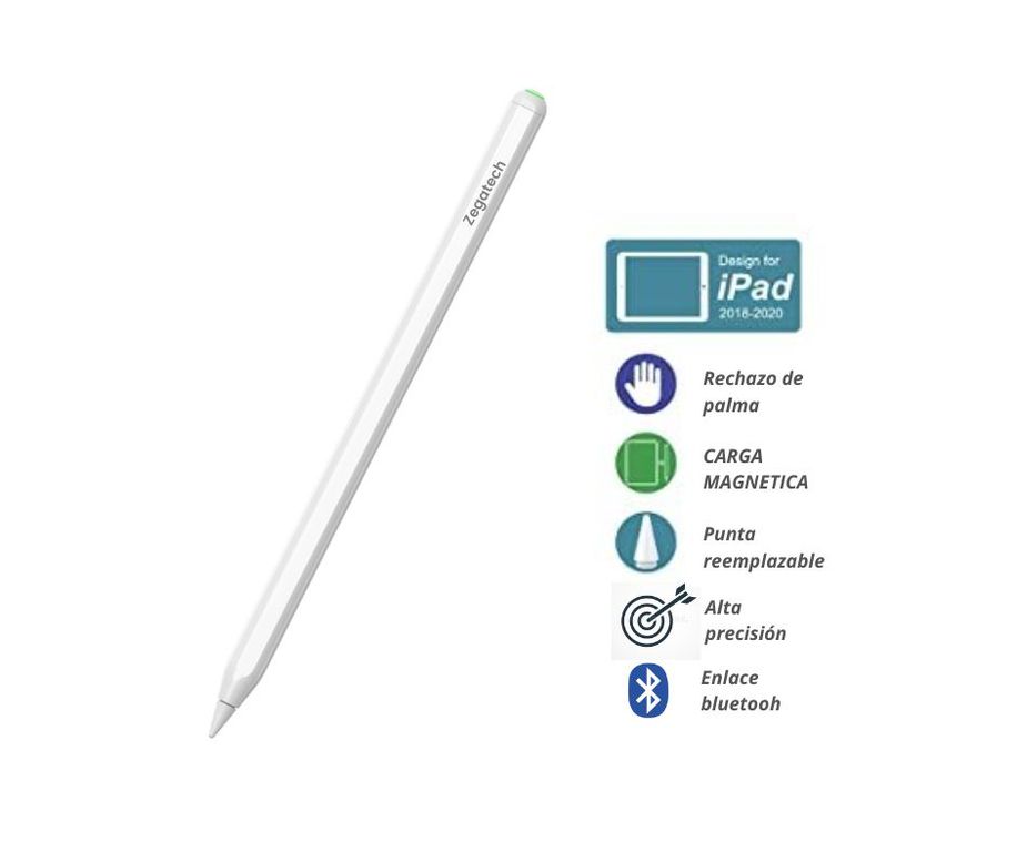Lápiz Pencil para iPad PREMIUM V3 con CARGA MAGNÉTICA