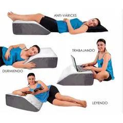 TERAFLEX - COJIN MULTIUSOS ANTIVARICES MEMORY FOAM ALIVIA VARICES 60x50x20 CM