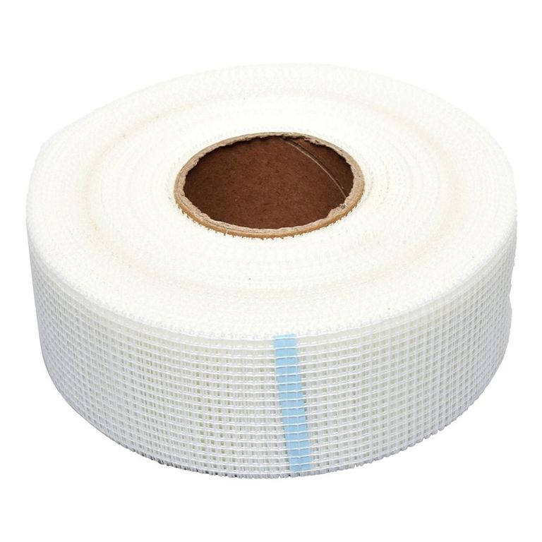 CINTA ADHESIVA DE FIBRA DE VIDRIO PARA DRYWALL 5CMX90M