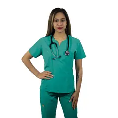 TWELVE - -conjunto scrub corazón - verde jade