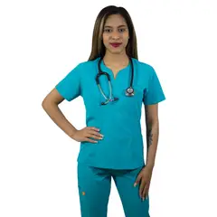 TWELVE - -conjunto scrub corazón - agua marina o turquesa enfermería