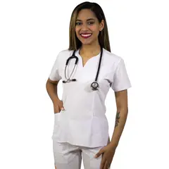 TWELVE - -conjunto scrub corazón - blanco