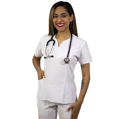 TWELVE - -conjunto scrub corazón - blanco