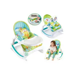 IDEAL - Silla de comer mecedora 3 en 1 con vibrador