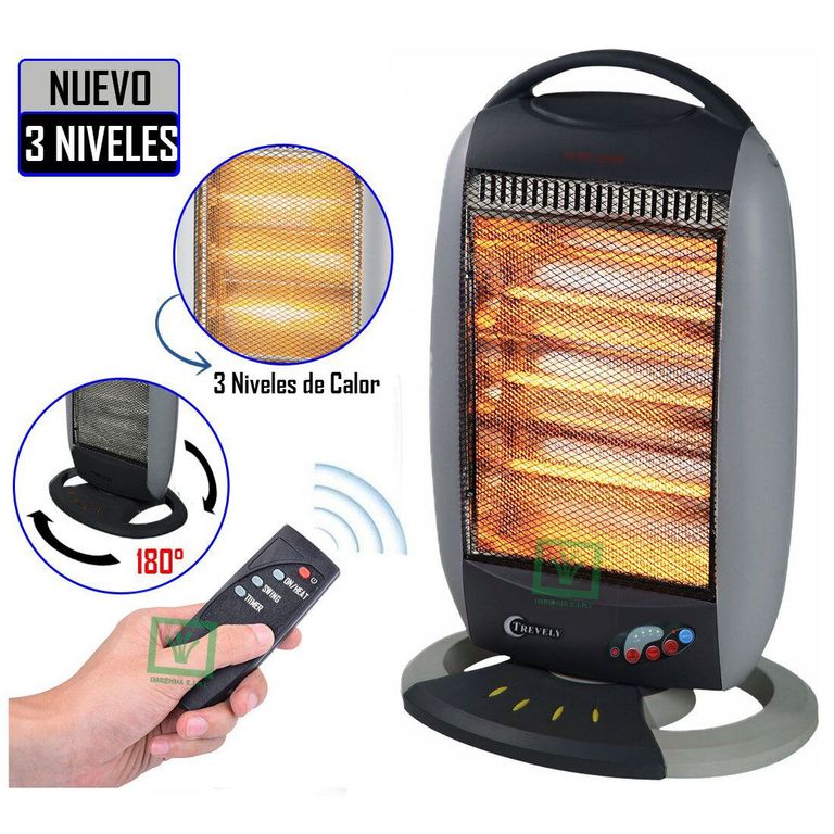 Calefactor Eléctrico Halógeno Control TCH-030