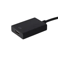 GENERICO - Adaptador Convertidor Vga A Hdmi Ccable Audio Video Fullhd