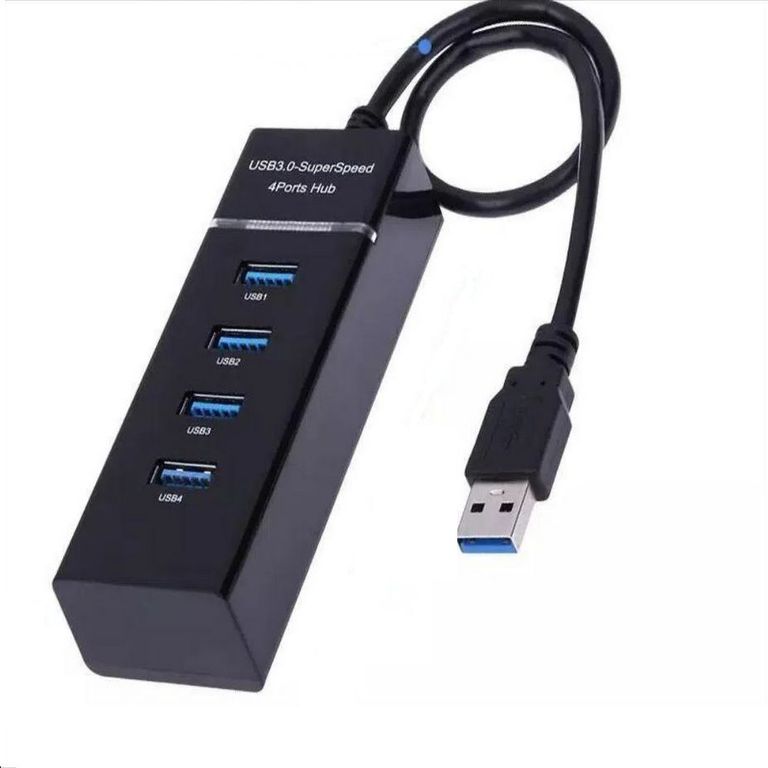Hub Usb 3.0 Alta Velocidad - - 4 Puertos Pc Laptop Mac