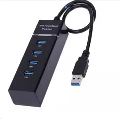 SEISA - Hub Usb 3.0 Alta Velocidad - - 4 Puertos Pc Laptop Mac