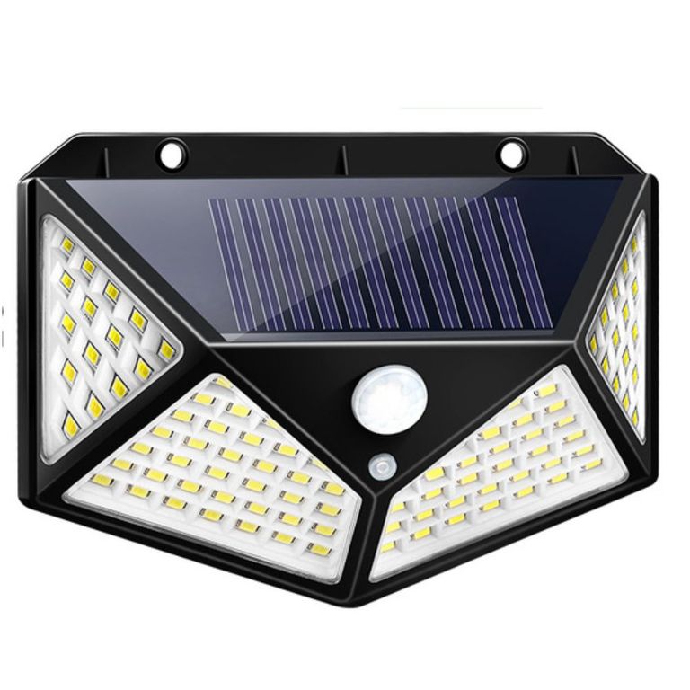 FOCOS APLIQUE SOLAR CON ENCENDIDO AUTOMATICO Y SENSOR DEMOVIMIENTO