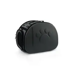 QUE PATAS PET SHOP - Maletín Transportador Huella Negro