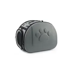 QUE PATAS PET SHOP - Maletín Transportador Huella Gris