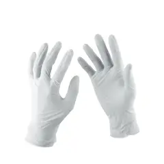 GENERICO - CAJA DE GUANTES DE LATEX X100 UNIDADES BLANCO TALLA L
