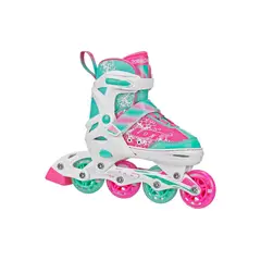 ROLLER DERBY - Patines Lineales Ajustable ION 7.2 Mint-pink M t32-35