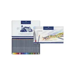 FABER-CASTELL - Colores Goldfaber x36 Acuarelable Estuche de Metal