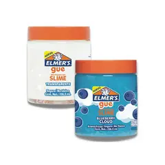 ELMERS - Pack Slime Gue Transparente Blueberry Cloud