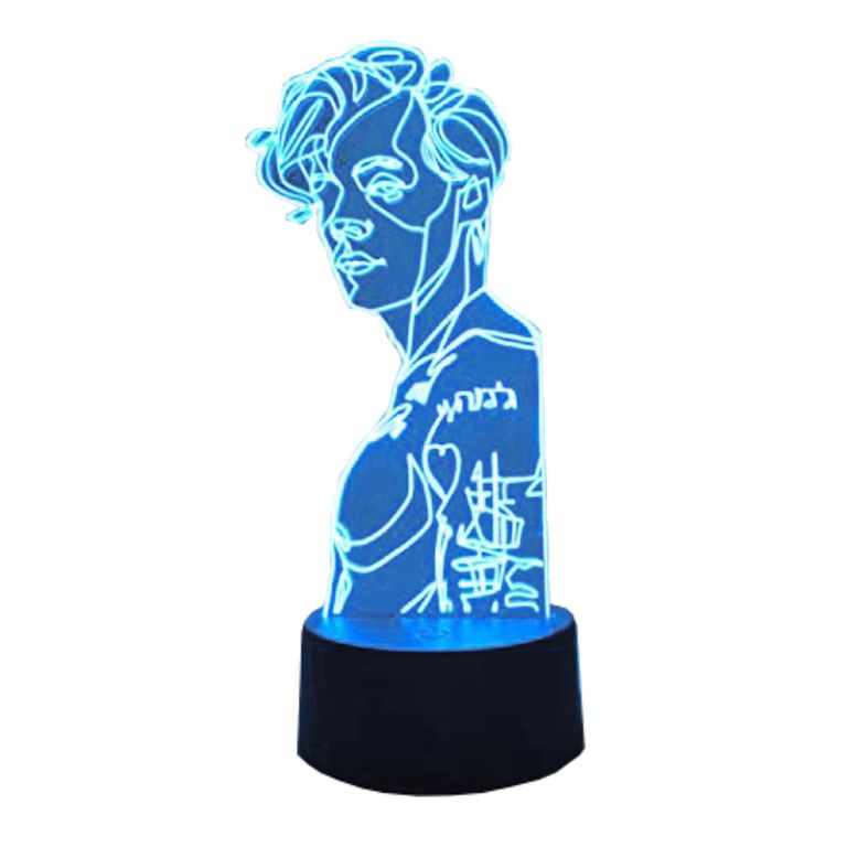 LAMPARA LED 3D HARRY STYLES GOLDEN ONE DIRECTION
