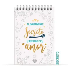 GENERICO - Diario A6 de Recetas SECRETO