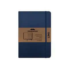 MOUSTACHINE - Libreta Classic Lino Azul Pocket A6