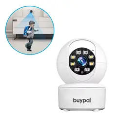 BUYPAL - Camara IP Interior Full HD WiFi Sensor Movimiento