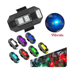 GENERICO - Luz Led portatil Strobo Seguridad Recargable - Bicicletas