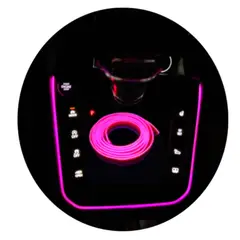 GENERICO - Cinta de luz led 5 Mts - Rosado