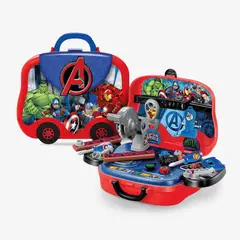 AVENGERS - SET DE HERRAMIENTAS Y LONCHERA 2 EN 1 DE