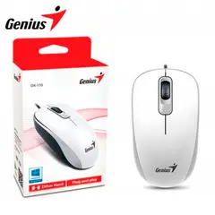 GENIUS - Mouse Dx-110 Usb Optico Blanco