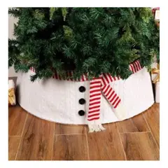 GENERICO - Falda de Árbol de Navidad de Muñeco de Nieve de 77 cm