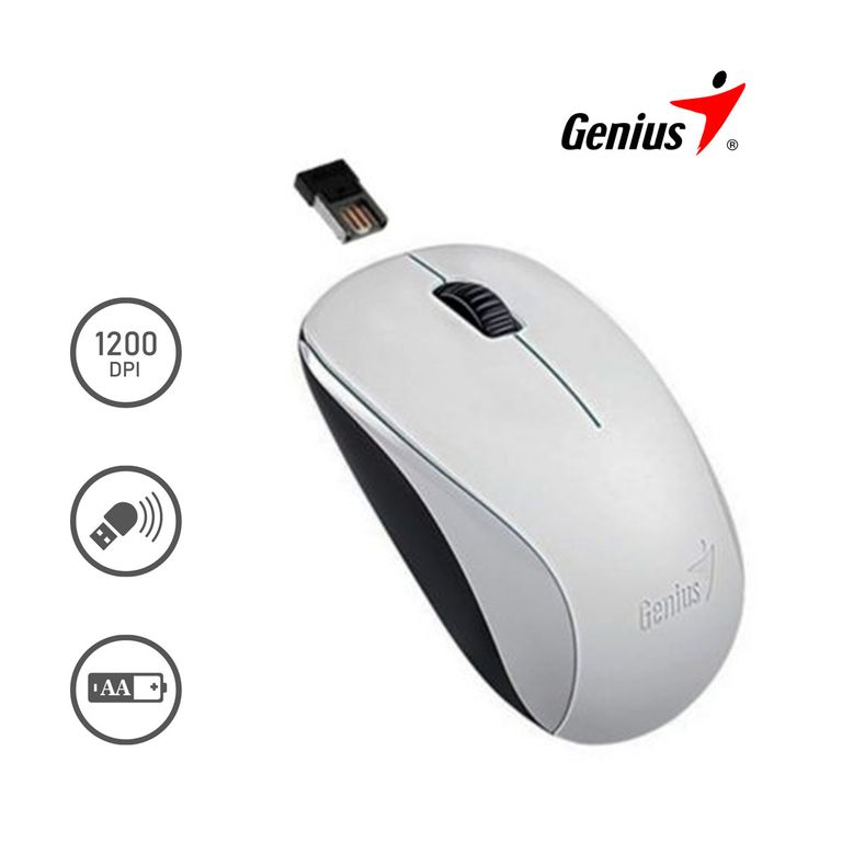 Mouse NX-7000 Blanco Inalambrico