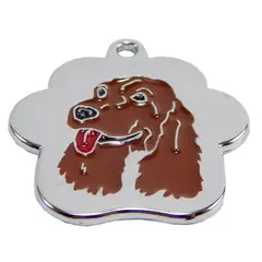 CAT OH - Placa de identificación para perros - Cocker rainbow