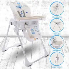 SAFETY 1ST - Silla De Comer Graduable Para Bebés «FEED»BLUE