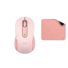 LOGITECH - Mouse Signature M650 Rose Mouse Pad Mouse Antisalpicaduras