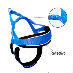 CROCI - Arnés para perros Acolchado y Reflectivo - Endurance Azul M