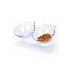 QUE PATAS PET SHOP - Bowls para gato Translucido