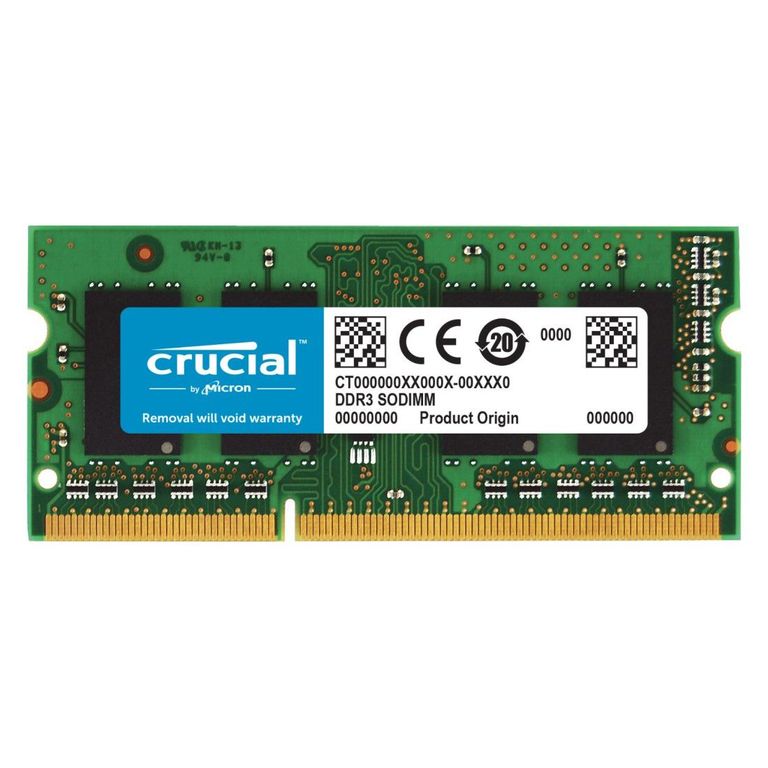 Crucial Memoria RAM 8GB DDR3L 1600 MHz SoDIMM PC3-12800 CT102464BF160B