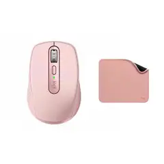 LOGITECH - Mouse MX Anywhere 3S Rose + Pad Mouse Antisalpicaduras