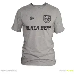 BLACK BEAR - Polo 10 para hombre - gris