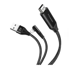 MCDODO - Cable iPhone a HDMI 4K 2m Negro CA-6400