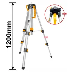INGCO TOOLS - TRÍPODE ALUMINIO 1200MM PARA NIVEL LÁSER INDUSTRIAL INGCO - HLLT01152