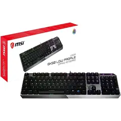 MSI - Teclado Gamer Vigor Low Profile Mecanico Iluminacion RGB US GK50
