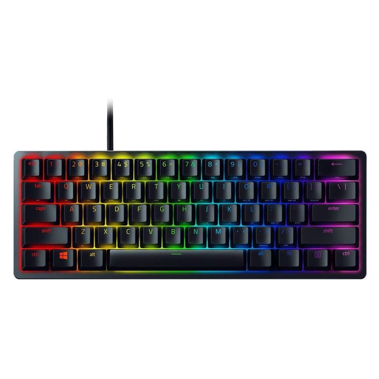 Teclado Gamer Huntsman Mini Wired RGB Purple RZ03-03390100-R3M1