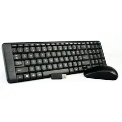 LOGITECH - Teclado Logitech y Mouse MK220 Wireless USB SP Black - 920-004430