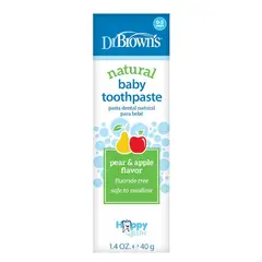 DR BROWNS - Pasta de Dientes Natural sin Fluoruro sabor Pera y Manzana